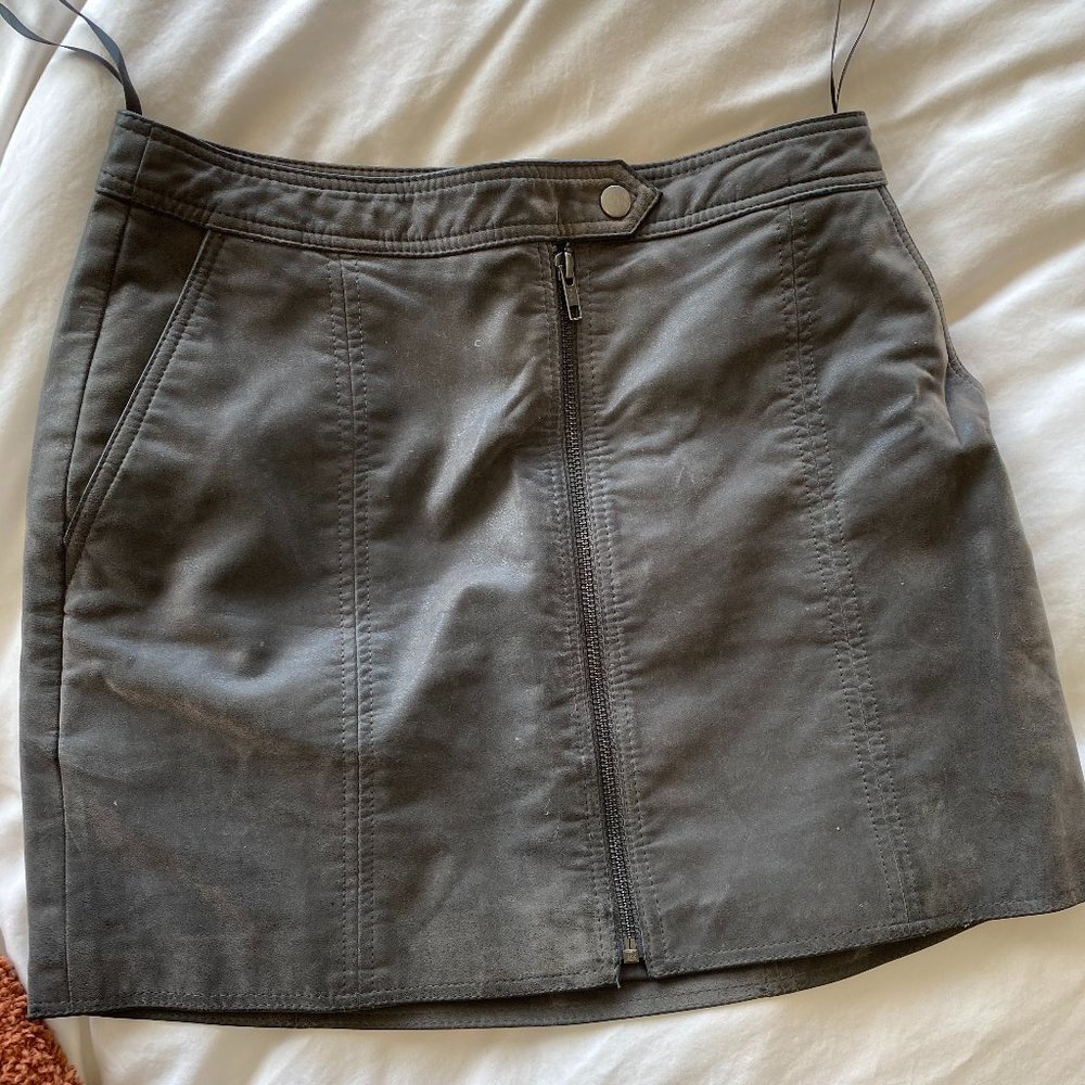Free People Suede Skirt with Pockets